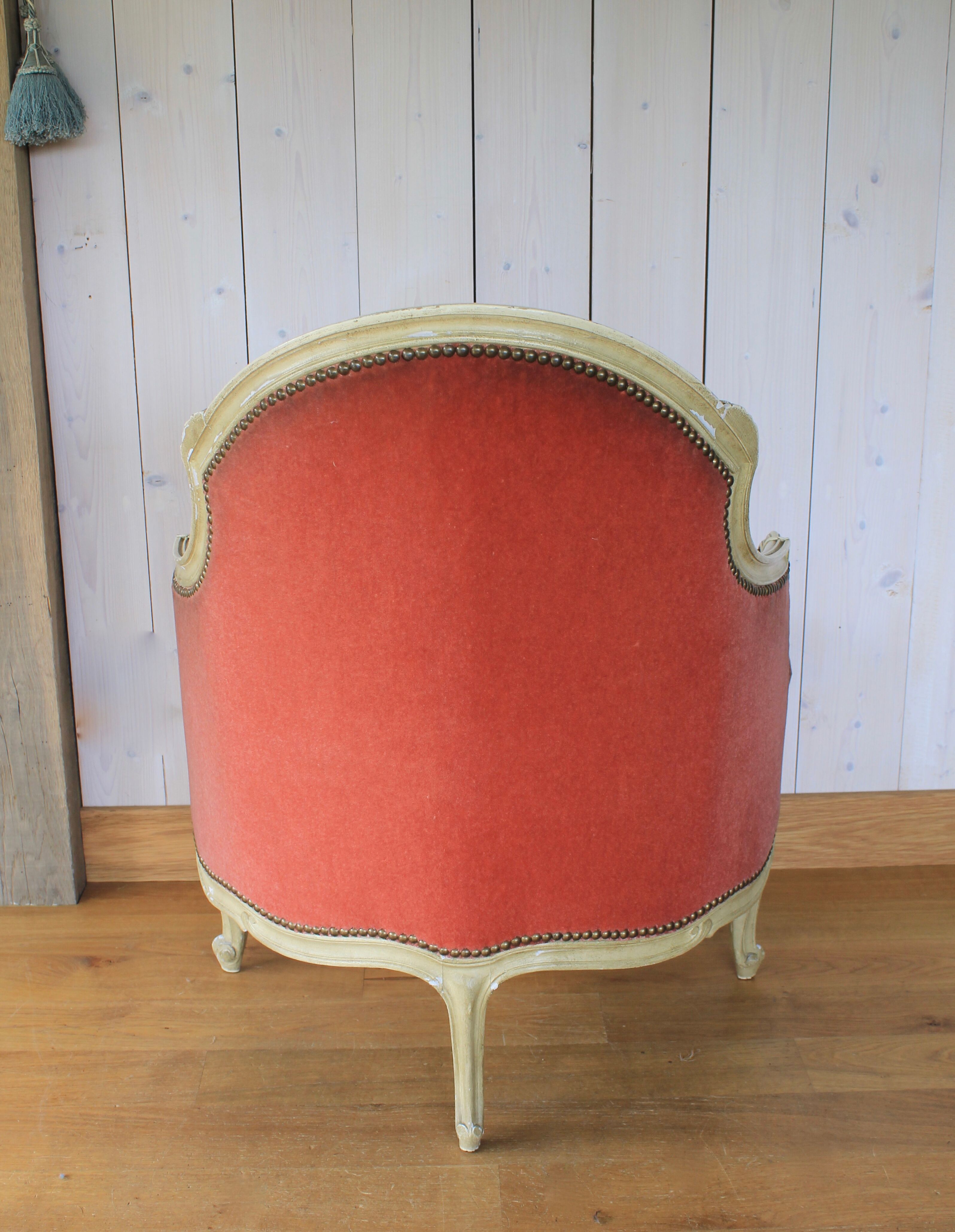 Bergère d'angle Louis XV