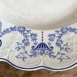 Round ironstone dish Sarreguemines model Corbeille