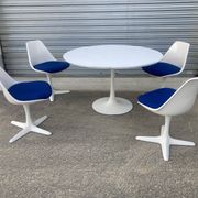 Table et 4 chaises Maurice Burke pour Arkana 1967
