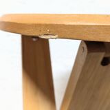 Folding beech stool