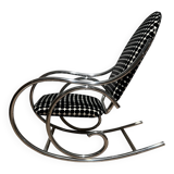 Bauhaus Rocking Chair in Chromed Tubular Steel, Germany, 1930s