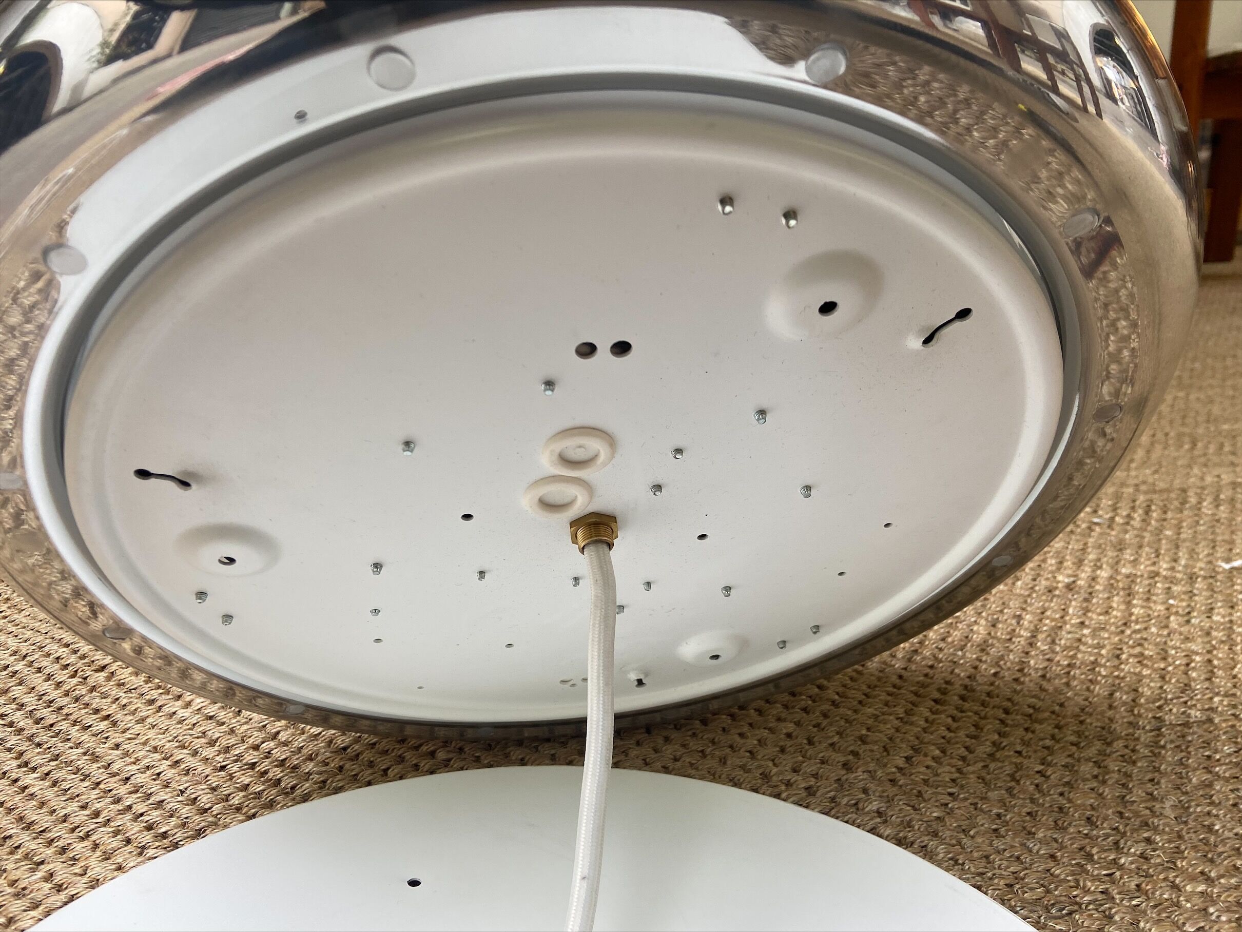 Wall lamp / ceiling lamp model Silverblack - Louis Poulsen - Around 2010