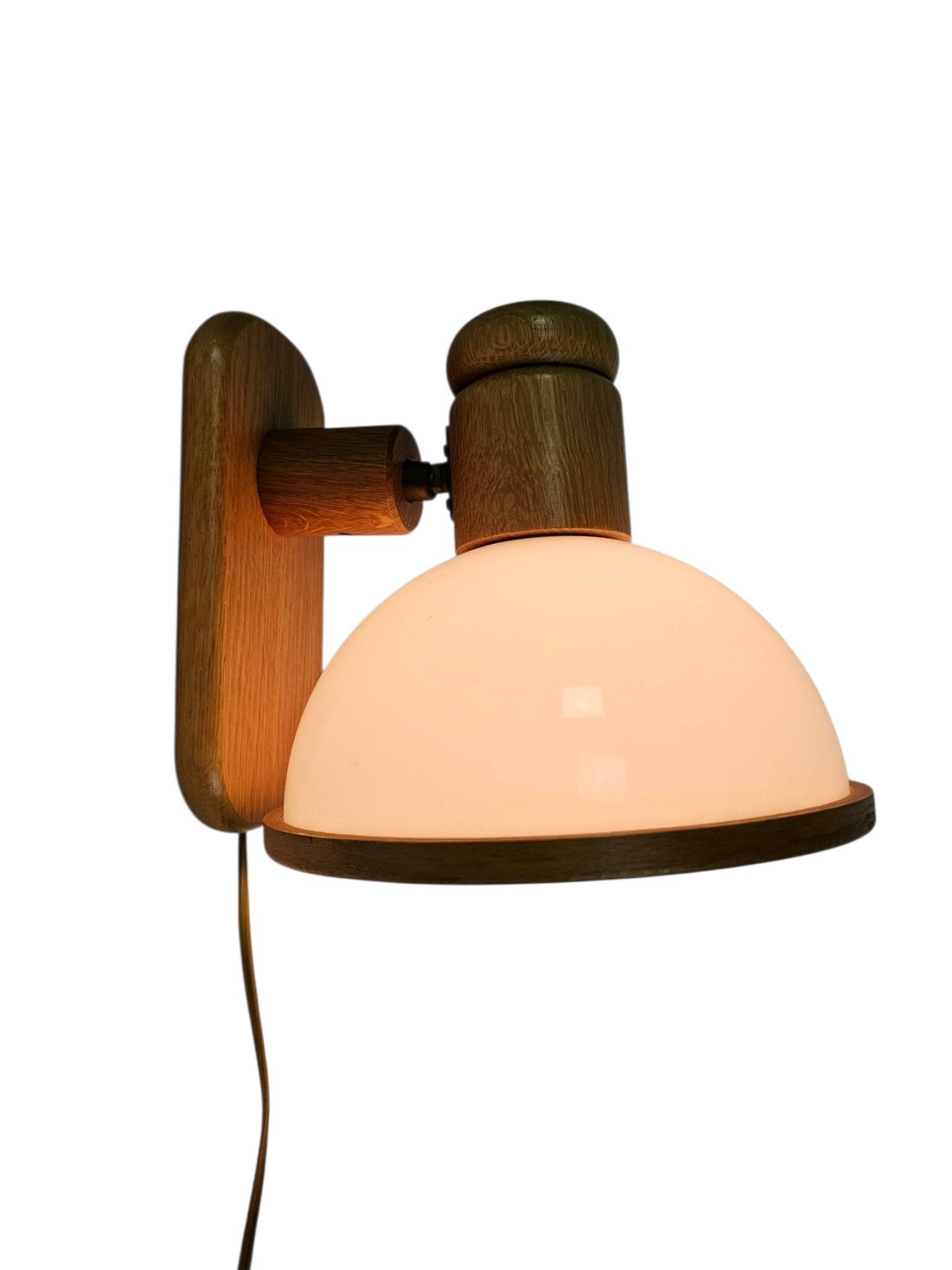 Steinhauer - wall lamp - wood - acrylic - Holland - 70's