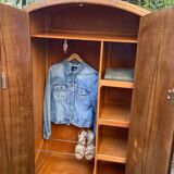 Small Art Deco cabinet 1930 in elm burl