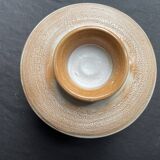 Pot with lid in stoneware vallauris