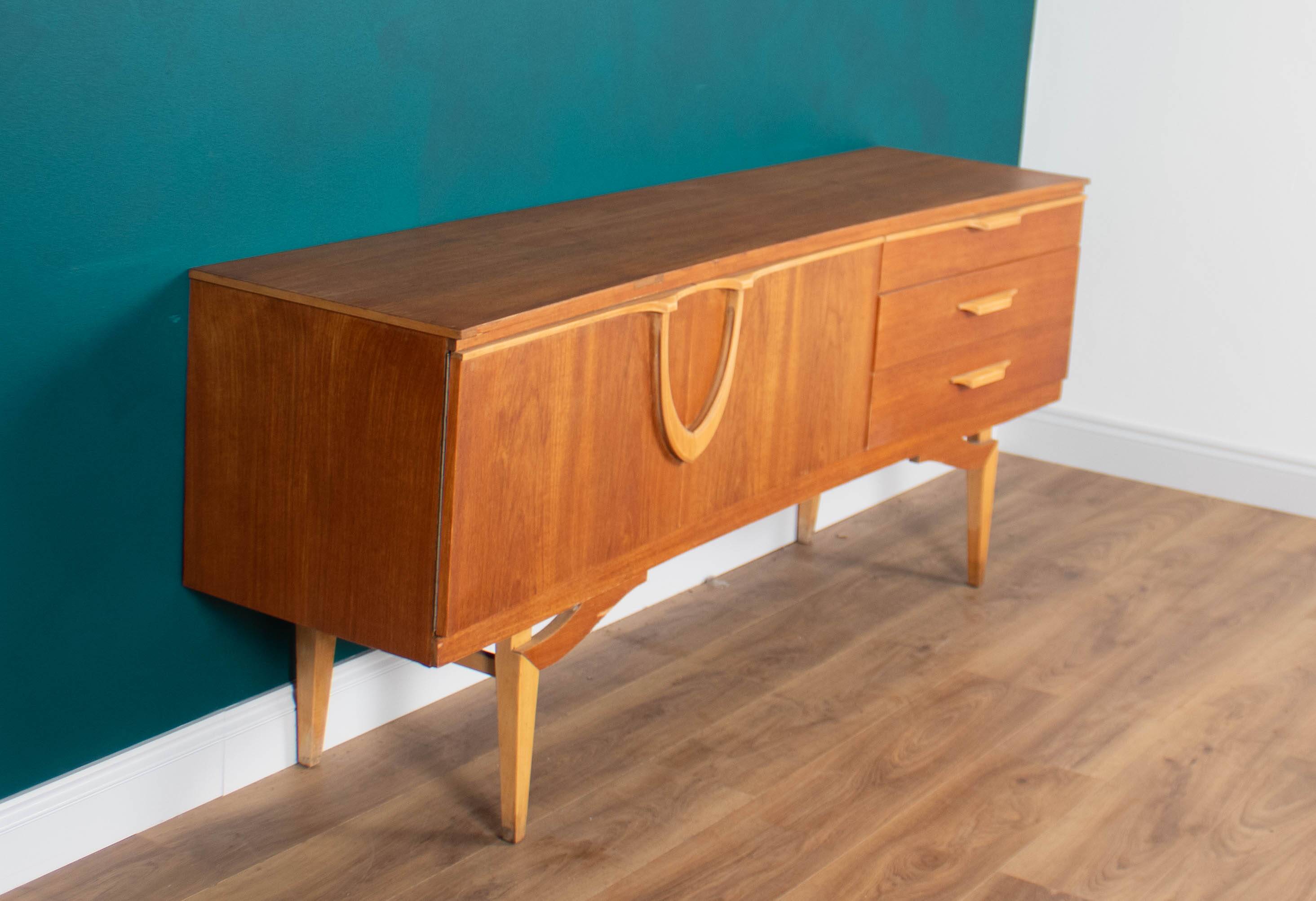 Retro 1960s Teak Beutility Mid Century Sideboard