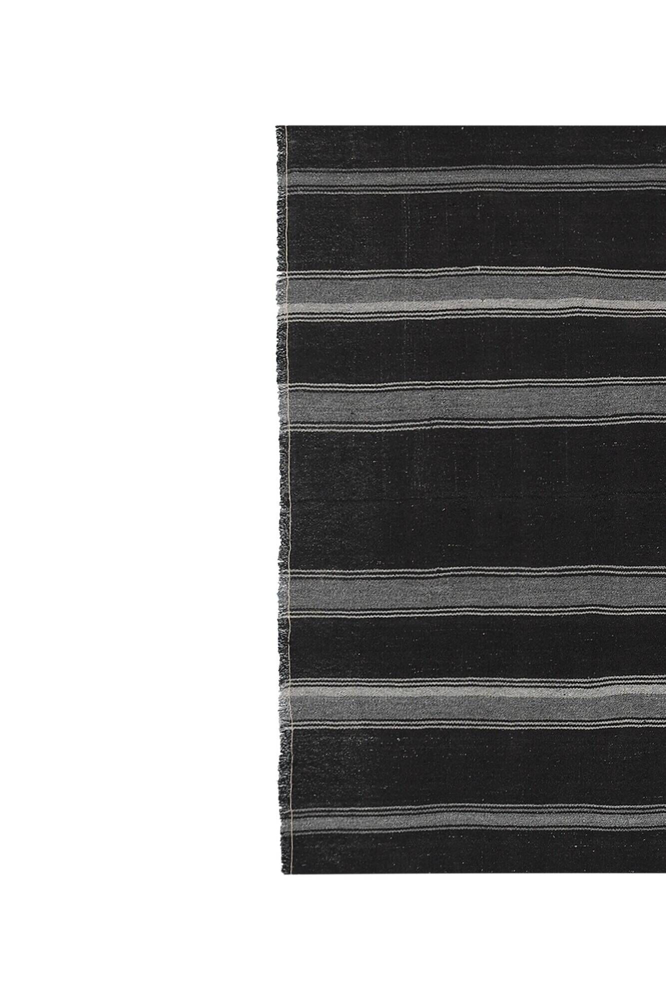 Kilim turc vintage tissé main 203x220 cm