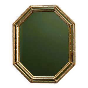 Miroir vintage en faux - bambou