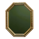 Vintage faux bamboo gilt mirror, 1980s