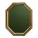 Vintage faux bamboo gilt mirror, 1980s