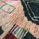Moroccan Berber carpet Boujaad pink with colorful patterns 256x160cm