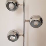 Vintage floor lamp with 3 globes