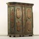 Folk art painted bridal wardrobe