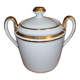 Sweetener in Sologne porcelain Larcheveque Pattern edging garland Gilded