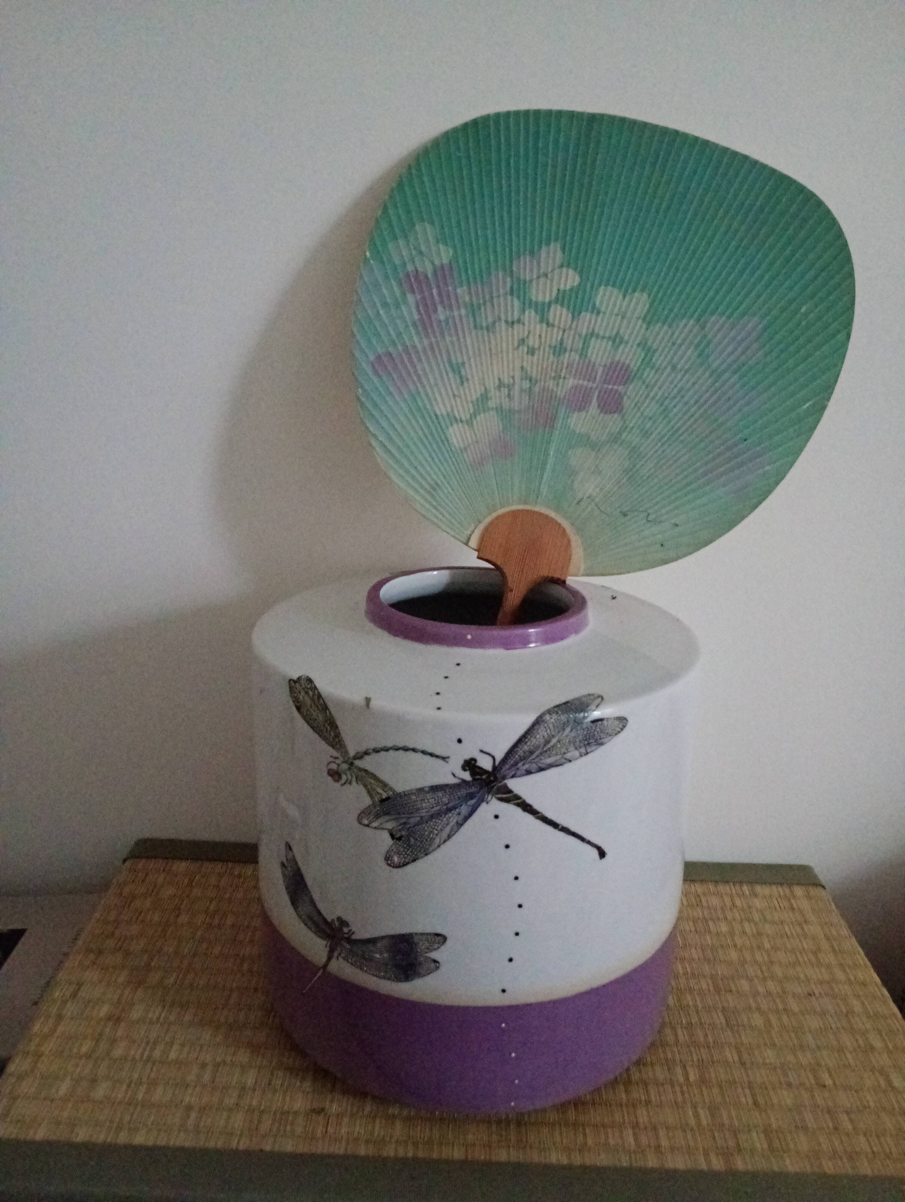 grand vase libellules Fabienne Jouvin.Asiatides 1999