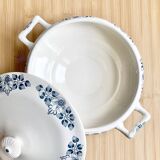 Longchamp iron earth tureen / vegetable bowl