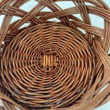 Panier en osier vintage