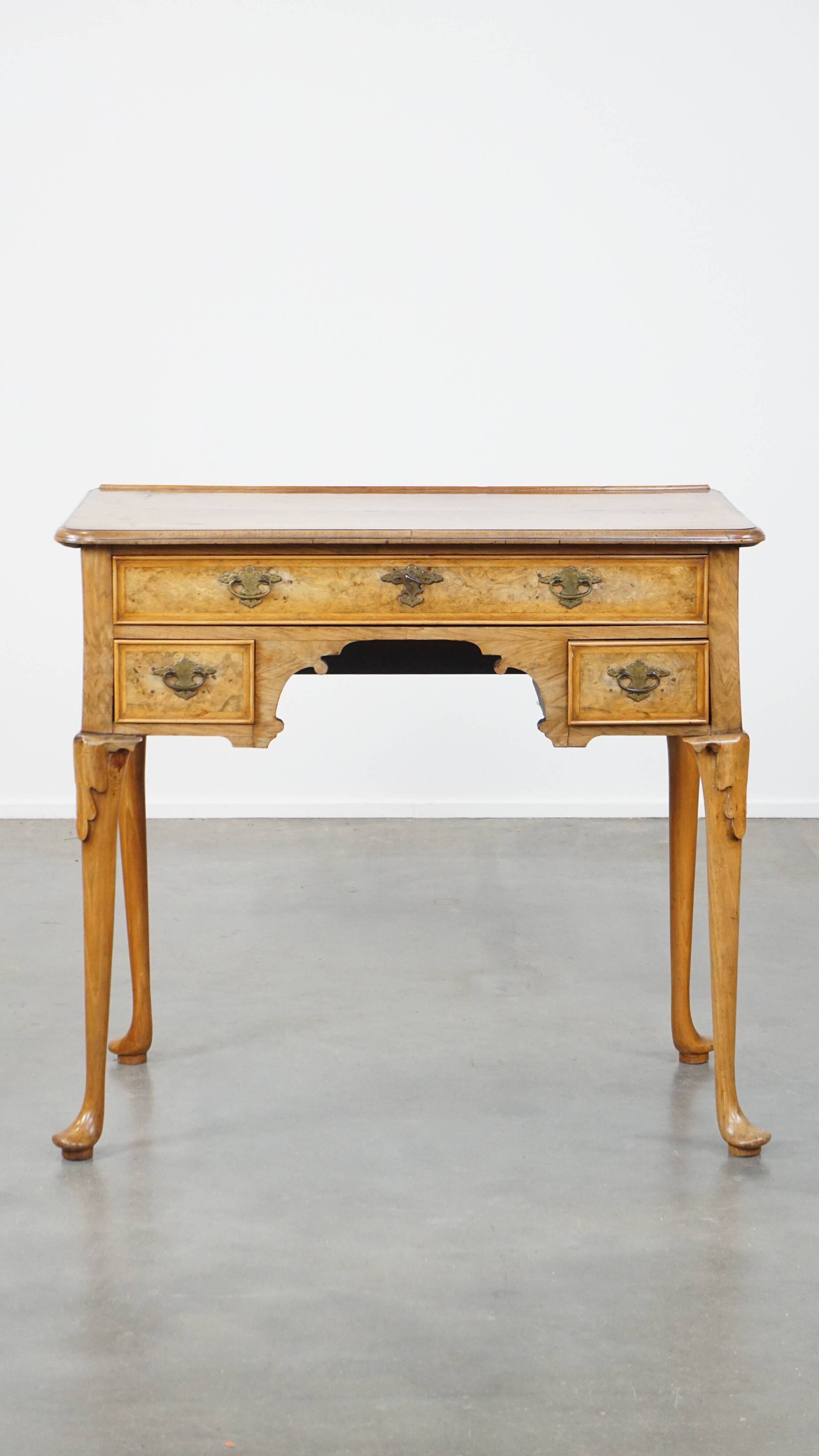 Antique Dutch Walnut Writing/Side Table from the 18th Century