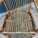 Fauteuil bambou et rotin vintage années 60