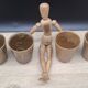 Set of 4 Digoin stoneware cups and tumblers 1
