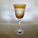 Service cristal couleur "Cristalleries de Lorraine" carafe et 5 verres
