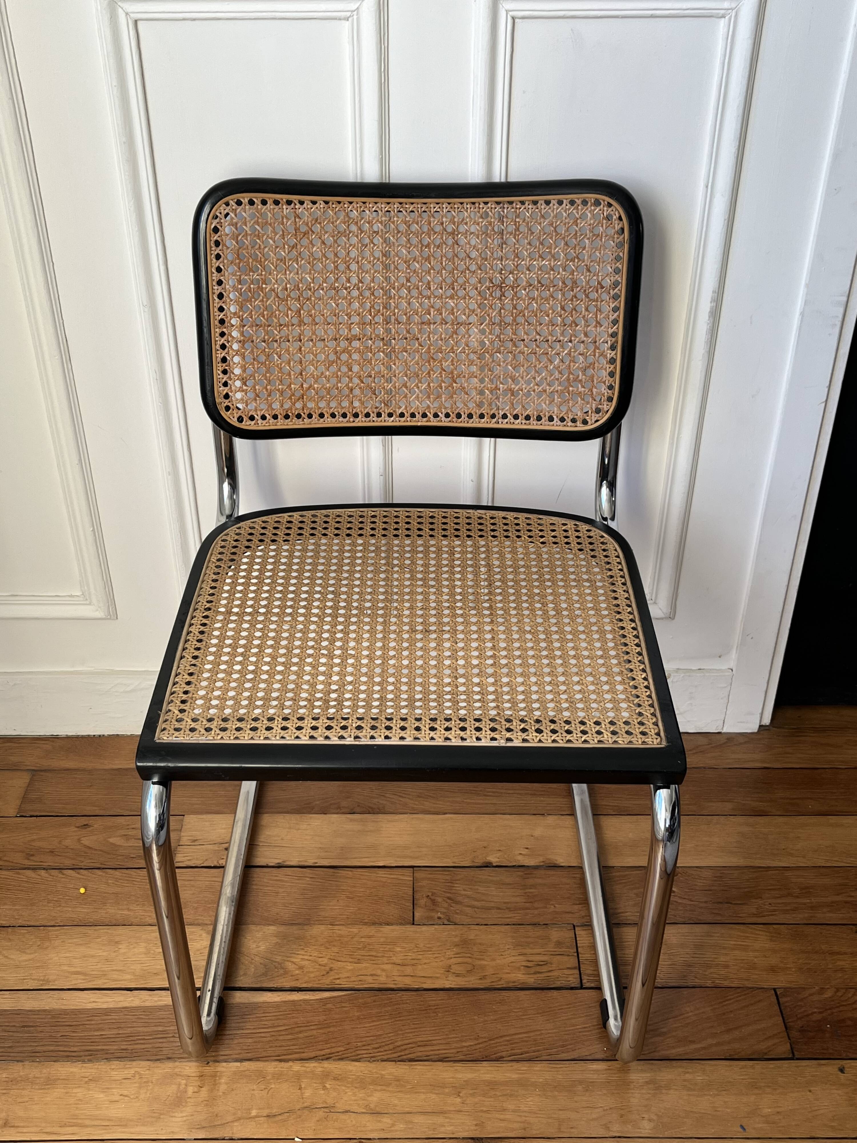 chair Cesca B32 / seat caning redone