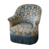 Toad armchair Flocked Velvet 1960