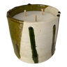 Candle in Tamegroute bi color, green tea