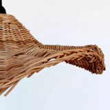 Rattan hanging lamp
