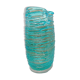 Mid-century stunning vase in hand-worked Murano glass by Sergio Costantini with the rare original certificate. Made in Murano, Italy.