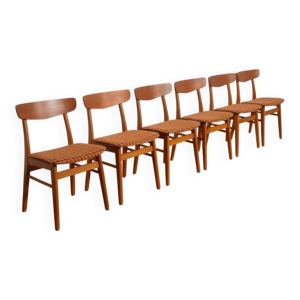 6 chaises de salle à - manger