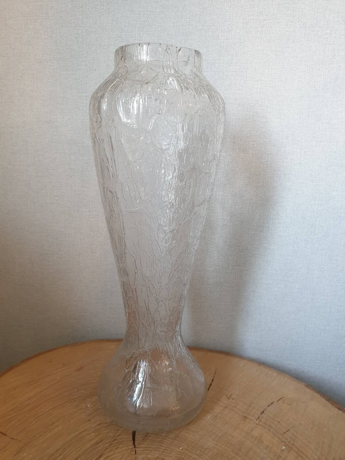 Vintage bubble effect vase