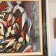 Oil Painting Canvas Cubist Cubist Scene Figurative Dance