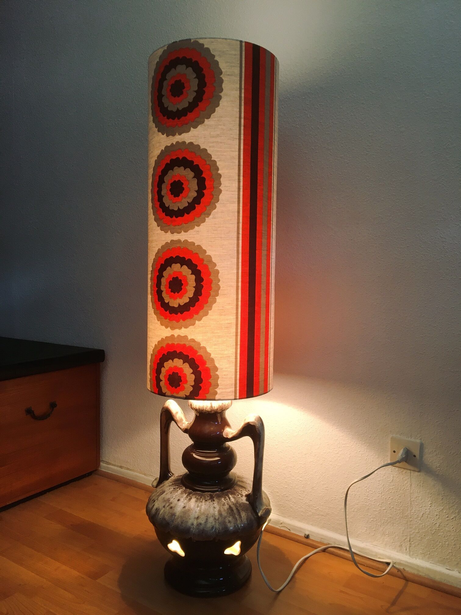 Vintage shogun floor lamp 1970's
