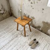 Handcrafted oak stool