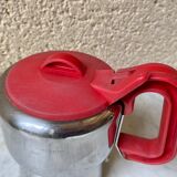 Italian coffee maker 3 cups lagostina vintage 60s design streamline stainless steel 18/10