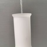 Hanging lamp in milky white glass