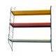 Vintage metal bookshelf in De Stijl colors, 1950s Pilastro Tomado style