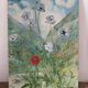 Le pied de coquelicots blanches, signé Maurice Bouillot 1972
