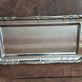 Silver-colored metal tray