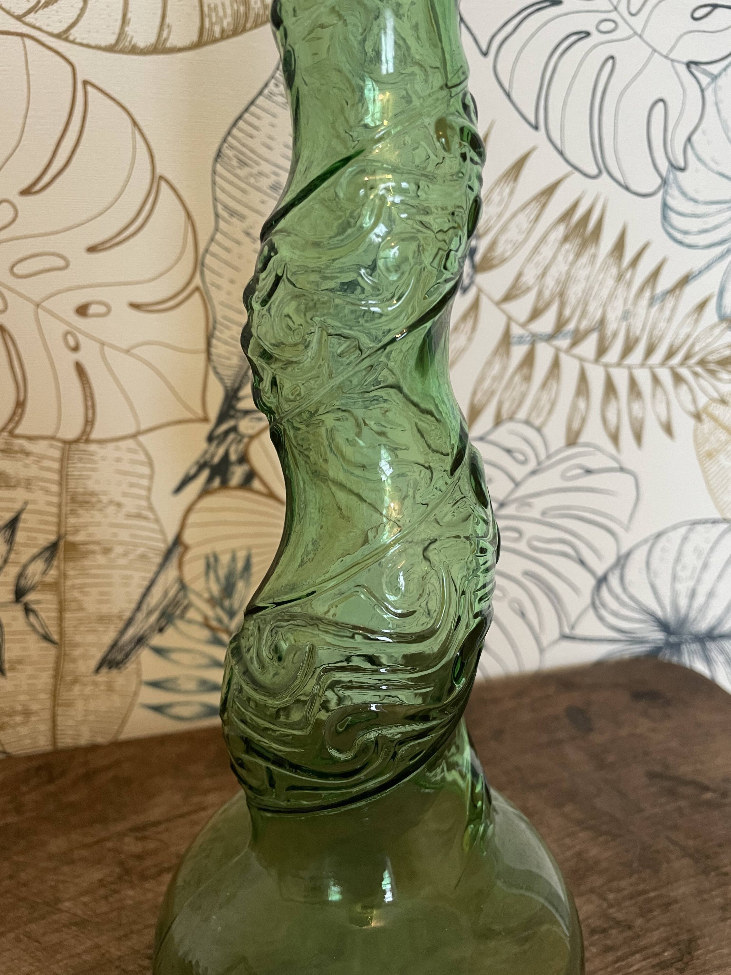 Green vase