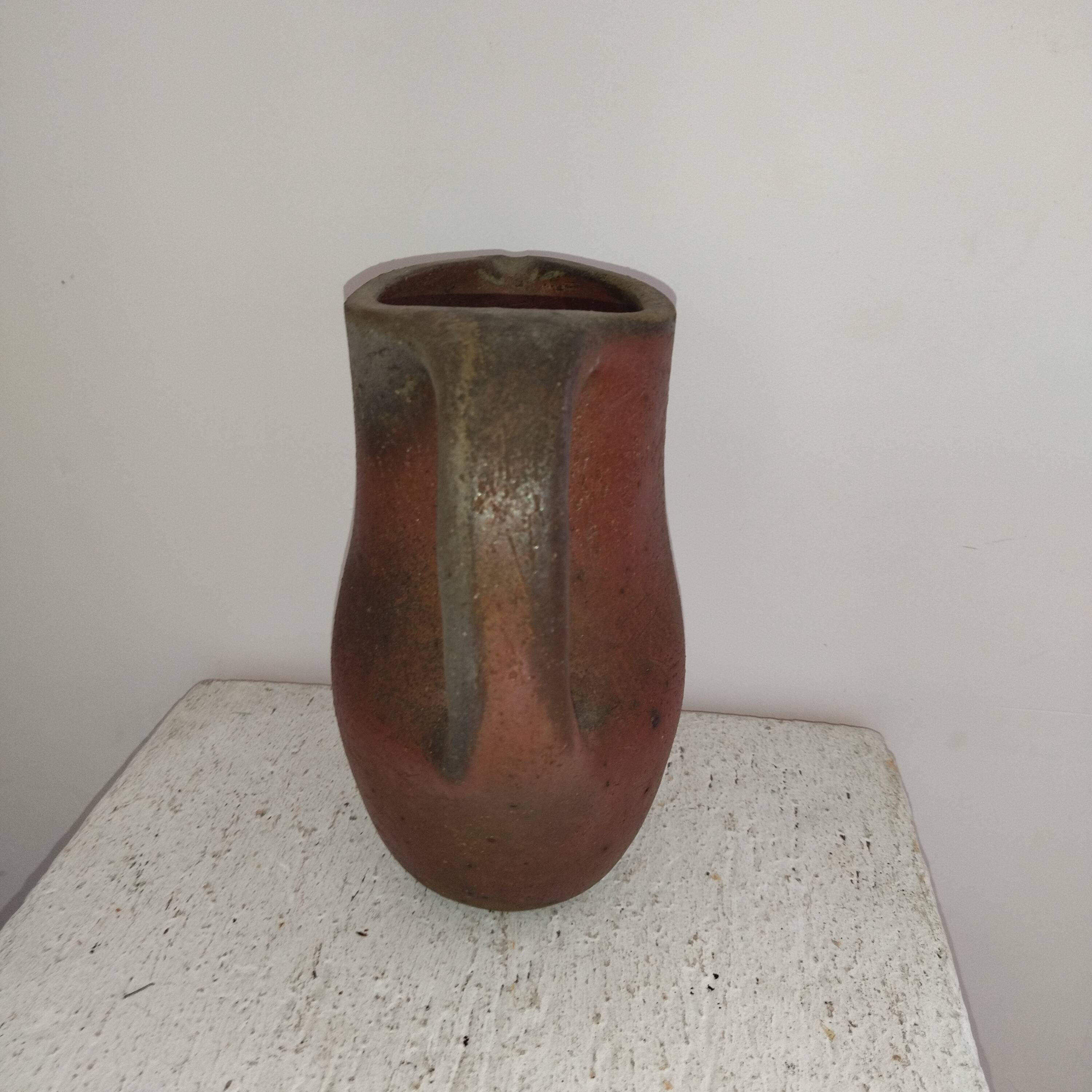 Broc pitcher sandstone years 50 60 brutalist La Borne