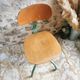 Ancienne chaise d’atelier réglable, Vintage industriel