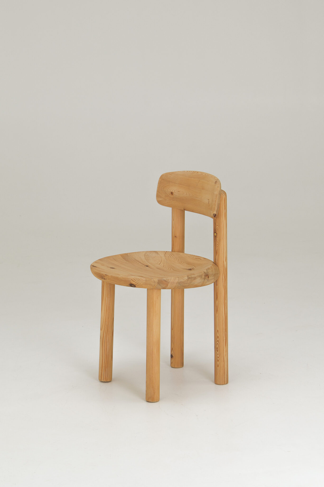 Set of 6 dining chairs in pine