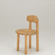 Set of 6 dining chairs in pine