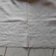 Embroidered linen sheet