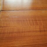 Teak table and 6 chairs, Scandinavian type, 1965