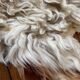 Small sheepskin, raw, brown and beige, authentic