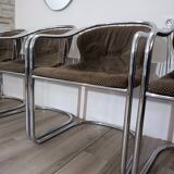 Cantilever chairs Series S by Gastone Rinaldi for Rima 1970s