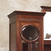 Coin cosy en acajou antique